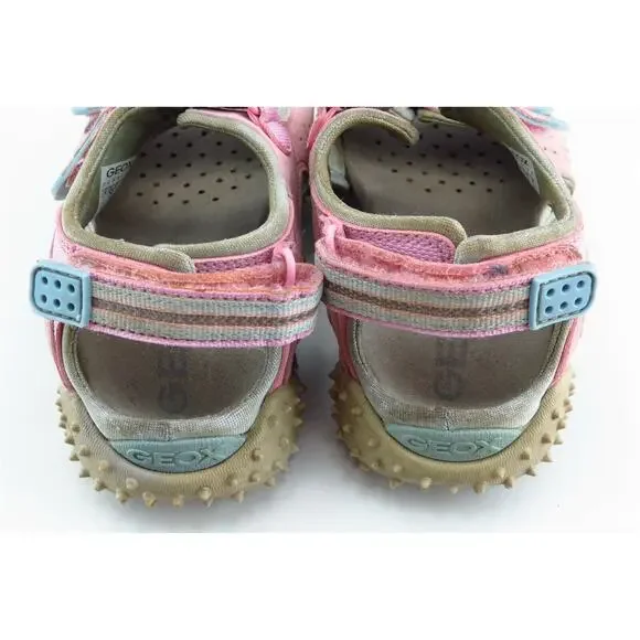Geox Toddler Sz 10.5 Medium Pink Sandals Synthetic - Picture 4 of 6